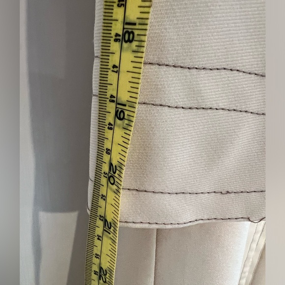 VINTAGE JEAN MUIR Cream Ivory 3/4 Sleeve Princess Coat Womens Size Small - Picture 6 of 7